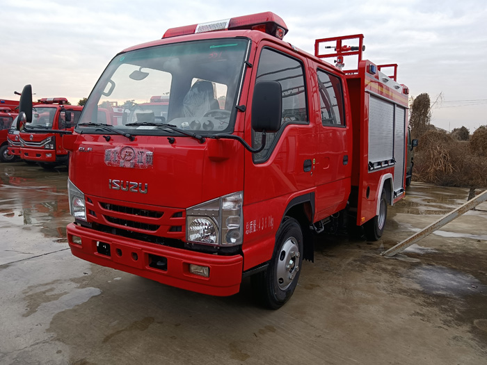 5噸消防灑水車廠家_糧庫重點防火單位消防車_1.5-3.5噸水罐消防車現車價格